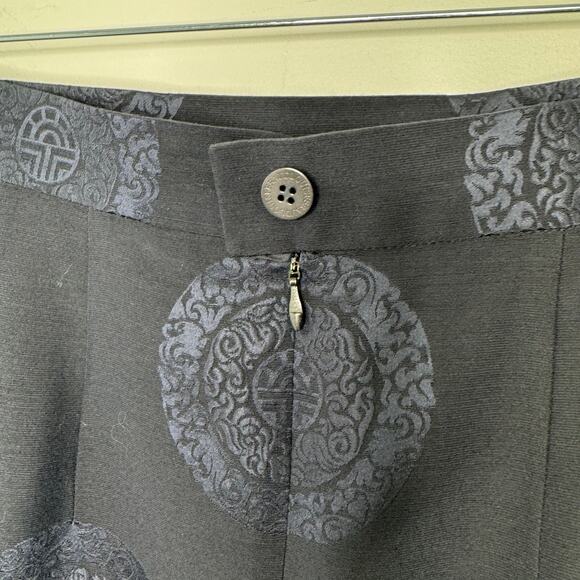 Louis Feraud silk skirt with oriental medallion pattern - Picture 5 of 8